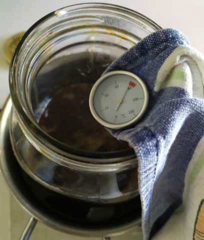 Ebollizione della vernice a 78 °C